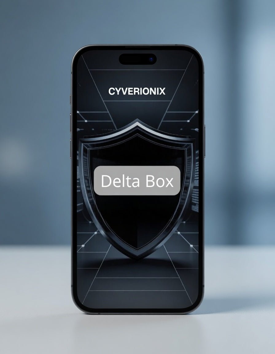 delta box guide on phone screen