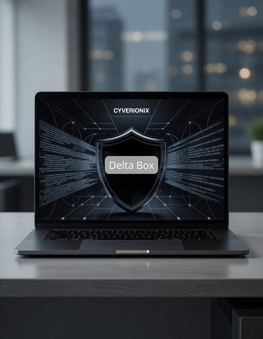 delta box guide on laptop screen