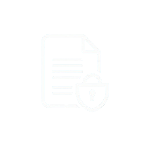 icon document with secuity