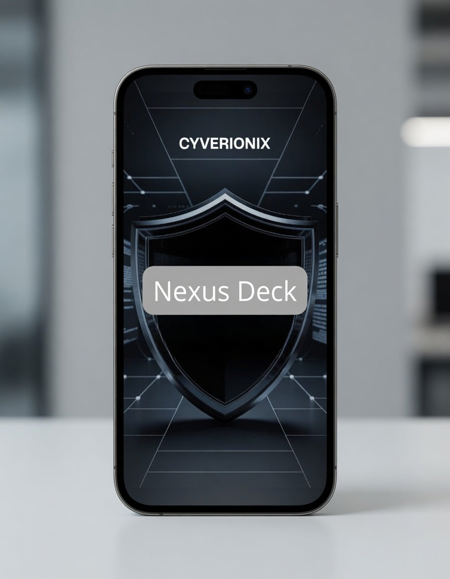 nexus deck in phone screen cyverionix name company