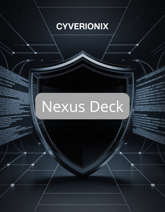 nexus deck ebook photo cyverionix logo